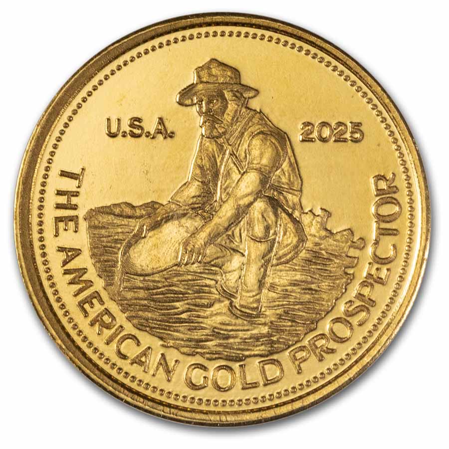 1/10 oz Gold Round - 2025 Revived Engelhard Prospector (in TEP) | eBay
